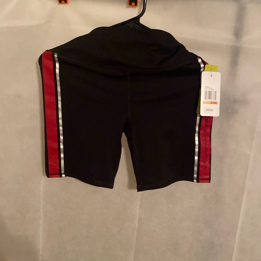 NAUTICA SHORTS BLACK RED BEW TAGS
